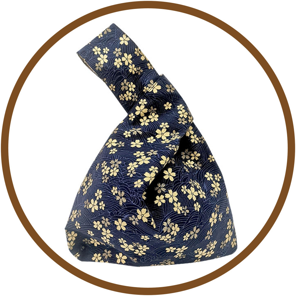 【可來兒】日式手挽袋-深藍色