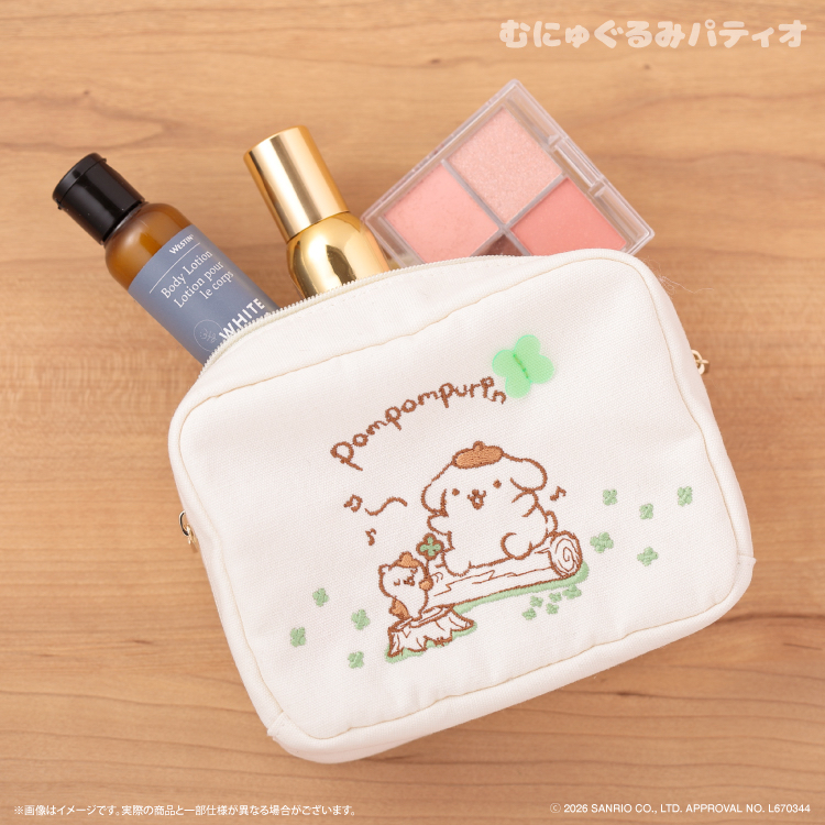 🎀【預訂】Pompompurin 溫馨野餐系列方形收納袋