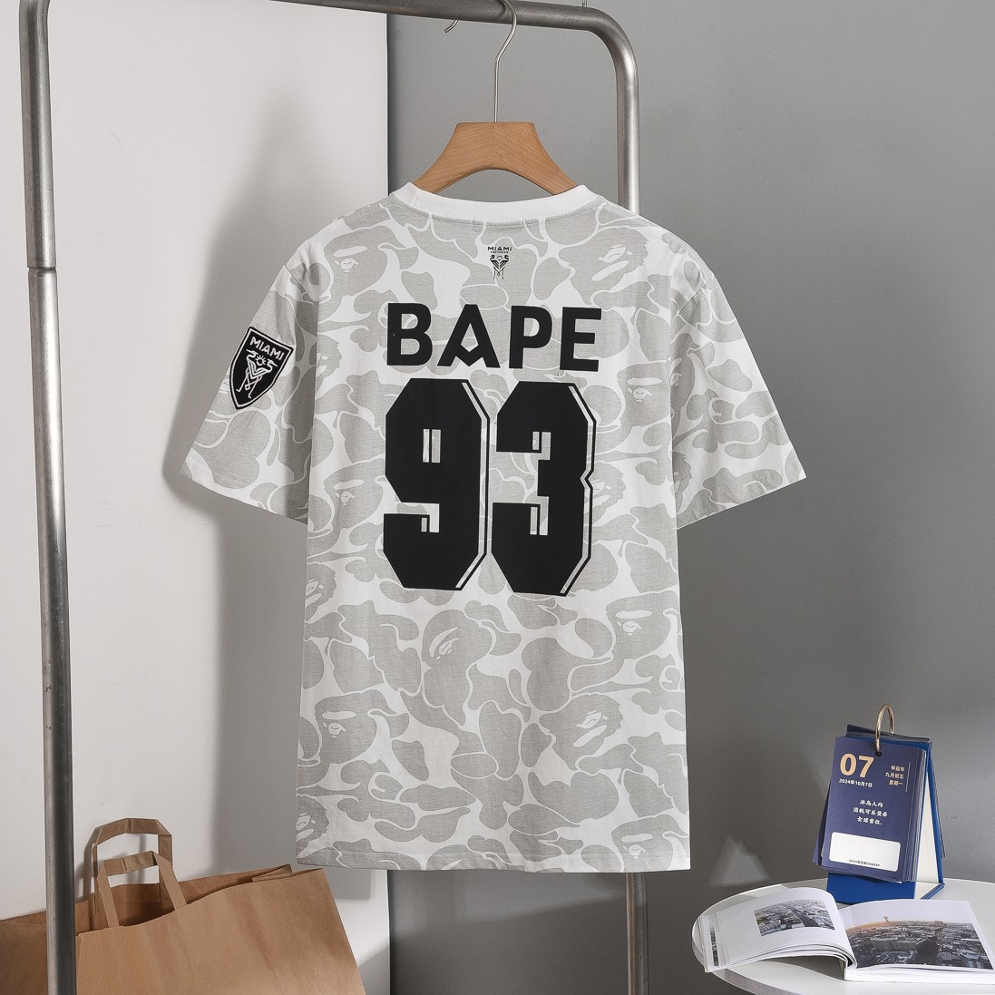 BAPE x Inter Miami CF Camo Tee
