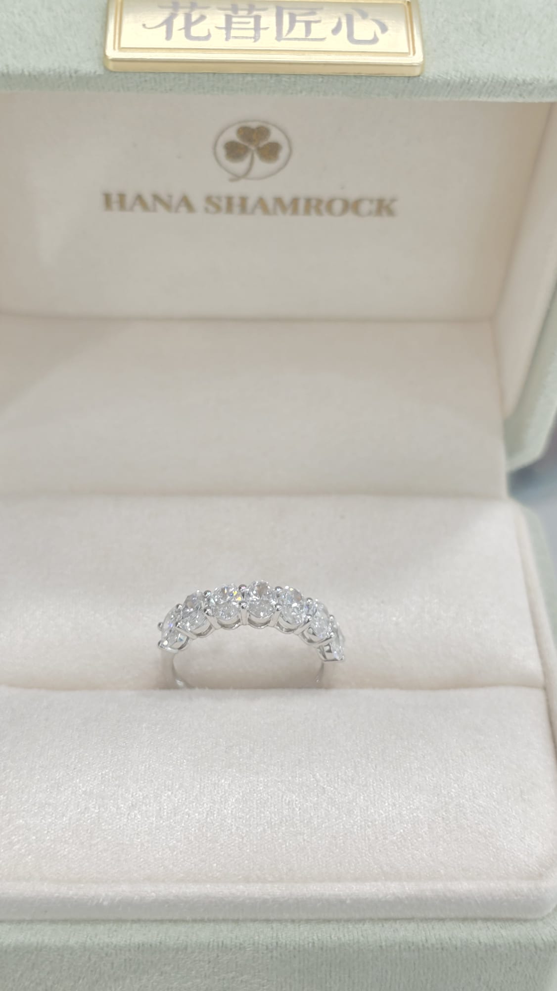 18K白培育鑽石戒指 D1.78ct/7 W2.67g S14#