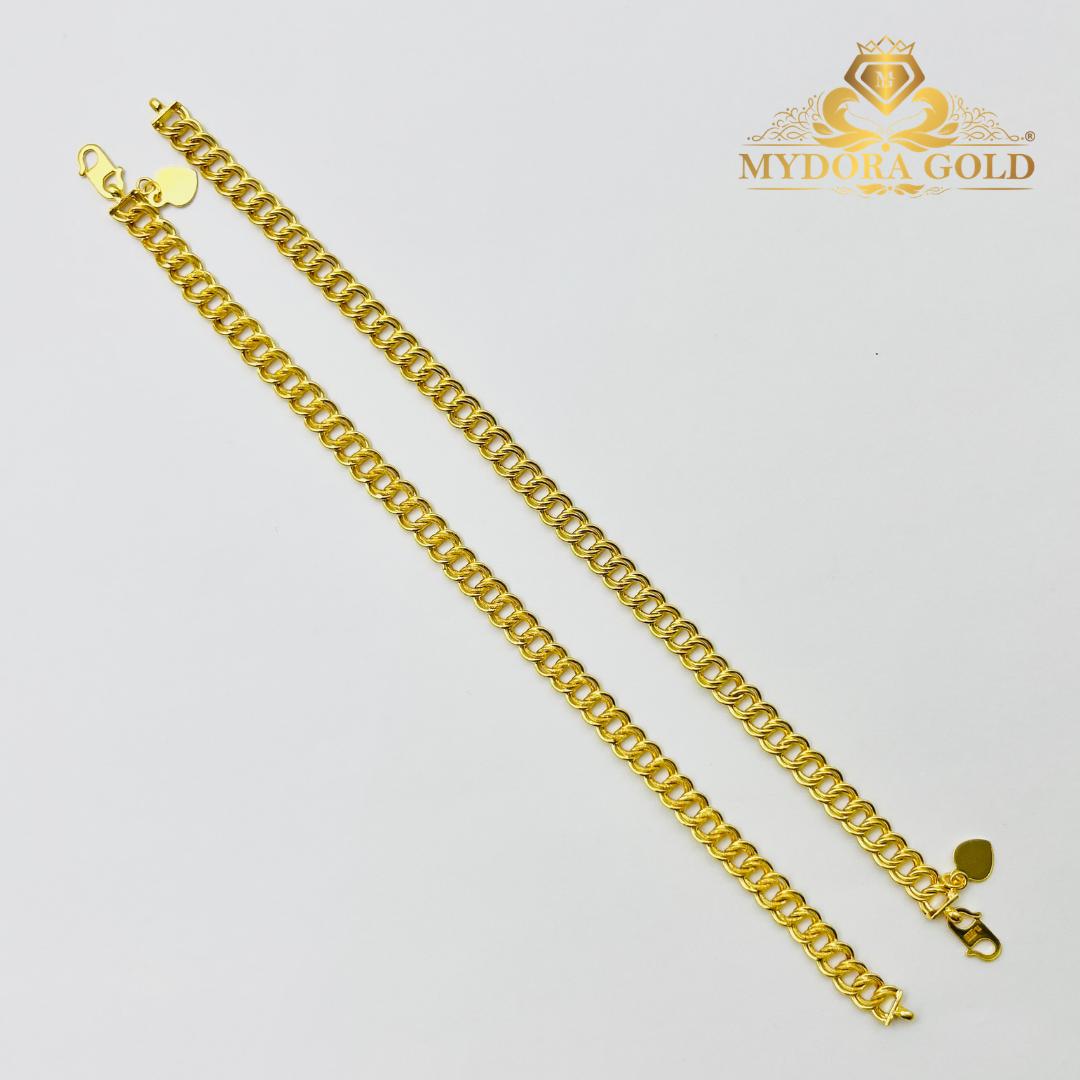 MYDORA Rantai Tangan Coco Bajet (2g-3g +/-) | Emas 916/22K