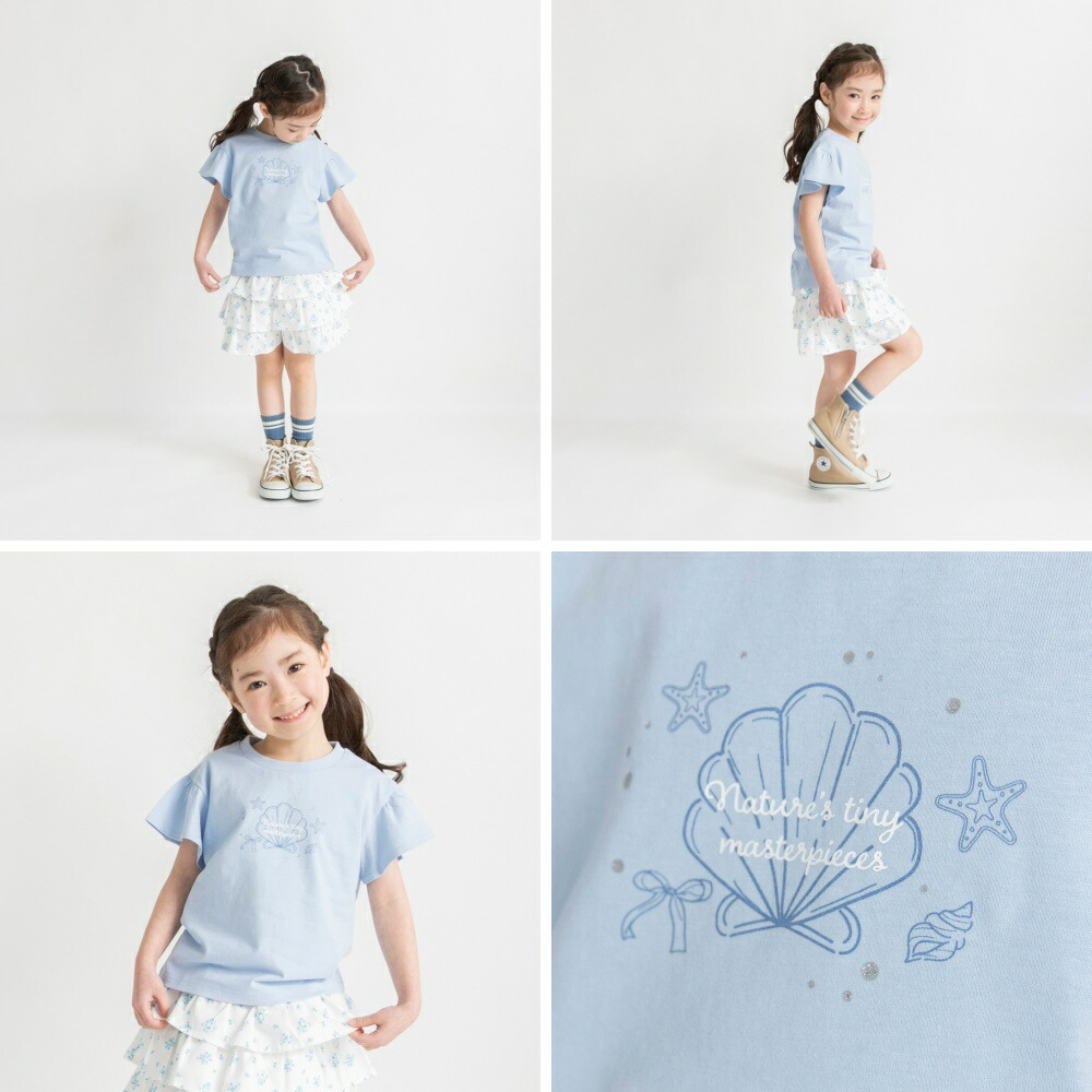 🆕【⭐訂購⭐】 🇯🇵日本直送🌀女童荷葉邊短袖Tee［4款選］🌀[ELCA-0030][260321]