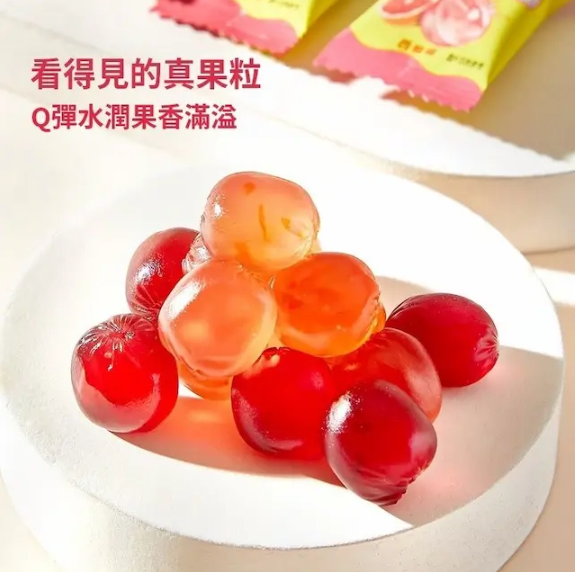 星爆 果汁果粒軟糖 520g