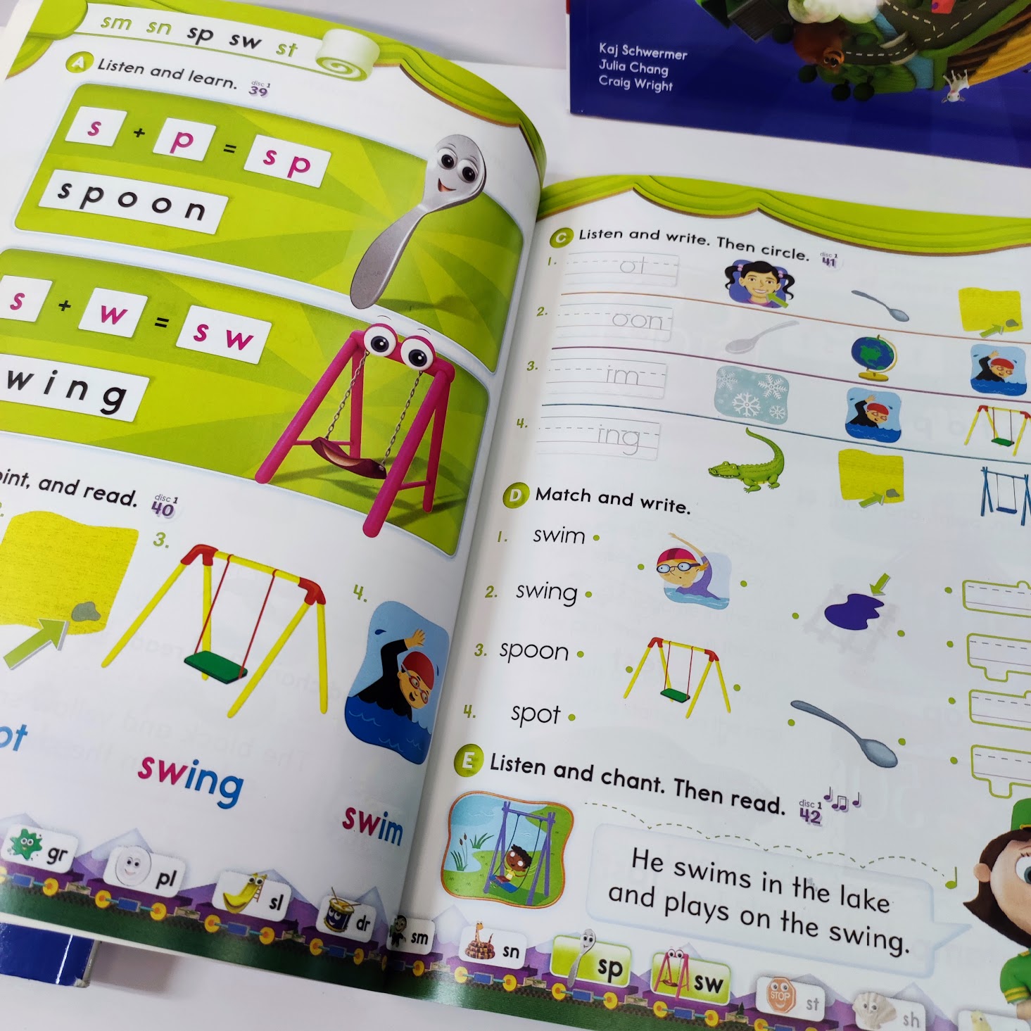 點讀Oxford Phonics World (Level 1-5) 牛津練習本一套10本 自然拼讀phonics字母發音教材  C26