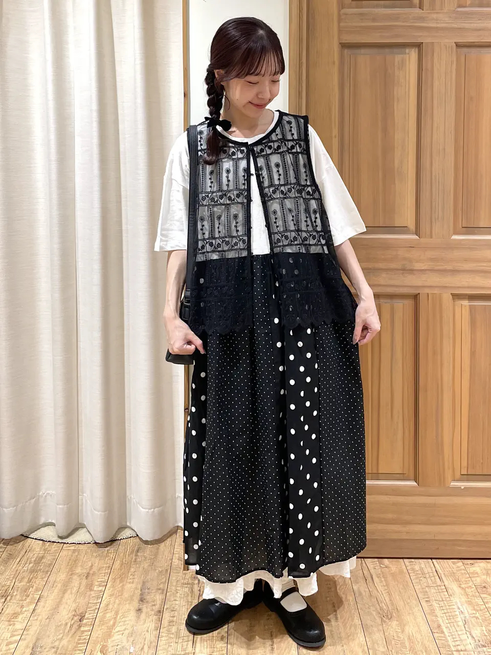 日本拼款連身裙