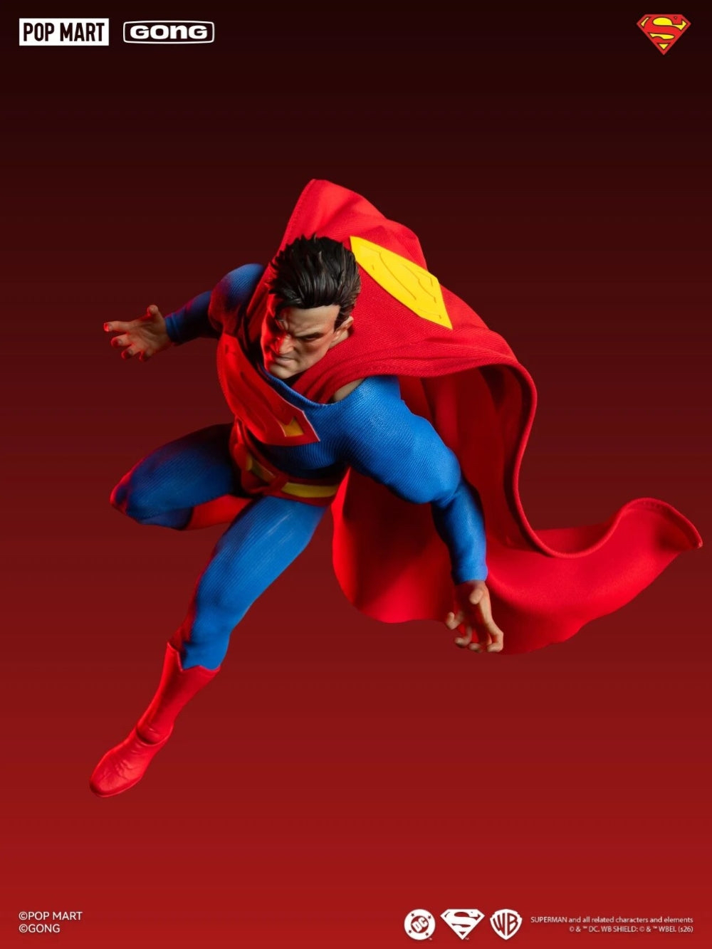 共鳴GONG  1/12 超人 Superman 布衣 《蝙蝠俠·緘默》 可動figure