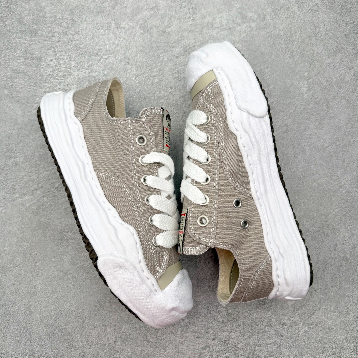 Maison Mihara Yasuhiro MMY "Hank" OG Sole Canvas Low-top Sneaker