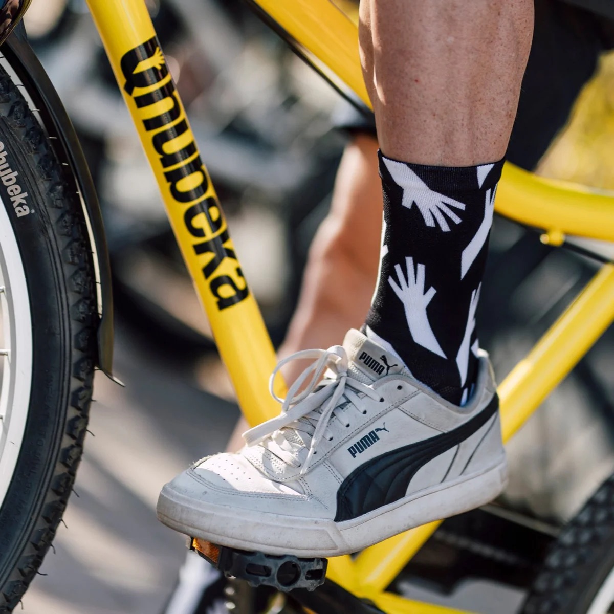Sox Qhubeka Cycling Crew Socks