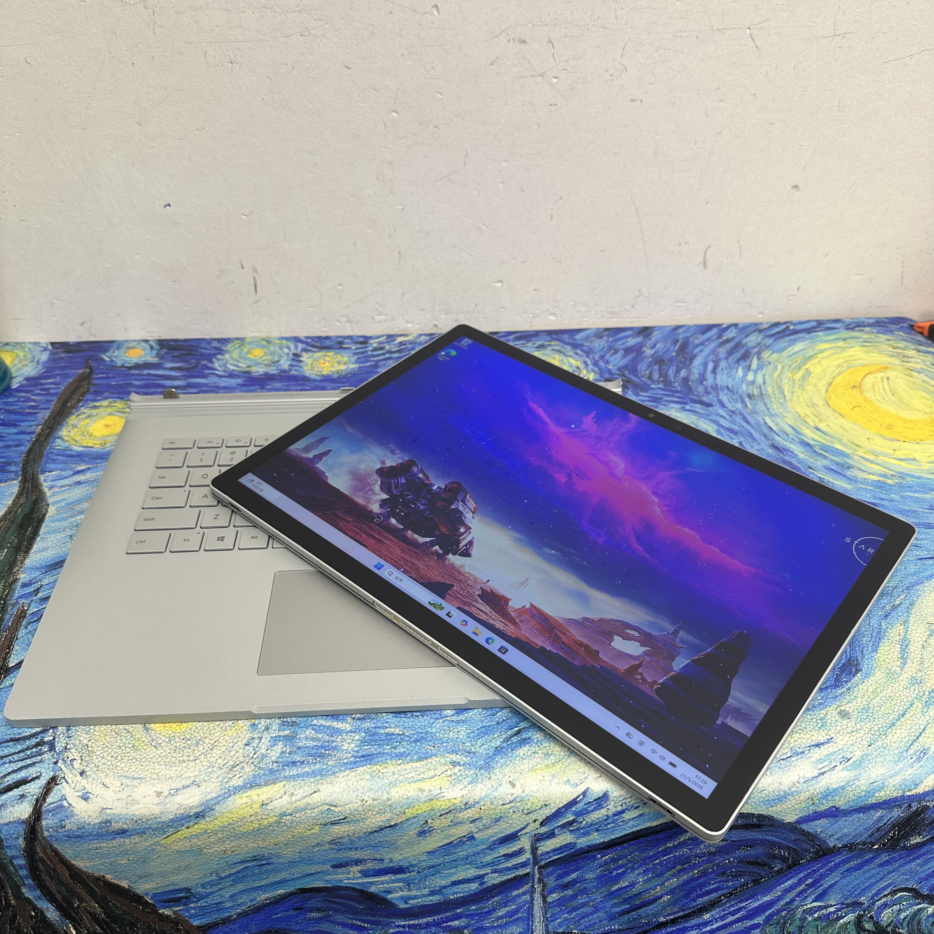 #5609 Microsoft Surface Book 3 i7-1065G7/16GB Ram/256GB SSD/15寸/3k touch mon /平板/可分離/長電量/GTX獨立顯示卡/ Gaming Laptop / Tablet / YouTube / Netflix / Win11 / Office / Work / Pc /Book3