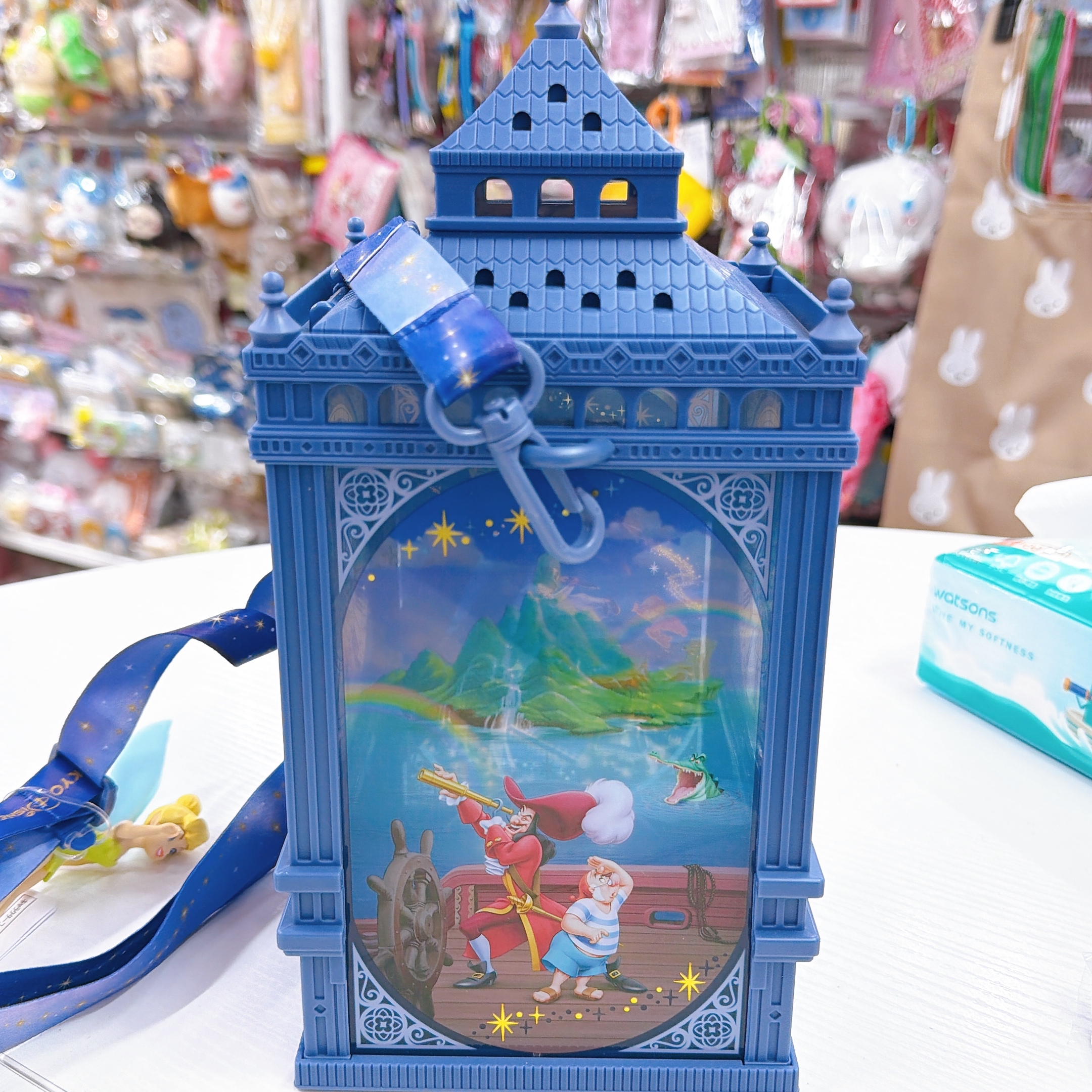 「只有一個」日本直送東京迪士尼場內限定Peter Pan爆谷筒會着燈超級靚 ccc