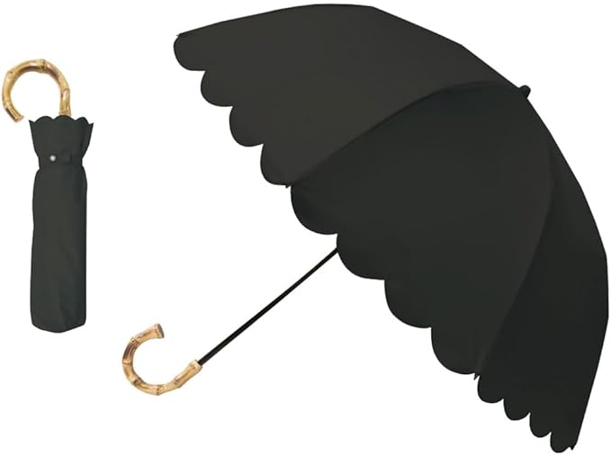 日本 Pink Trick 扇形兩節摺疊傘（晴雨兼用）