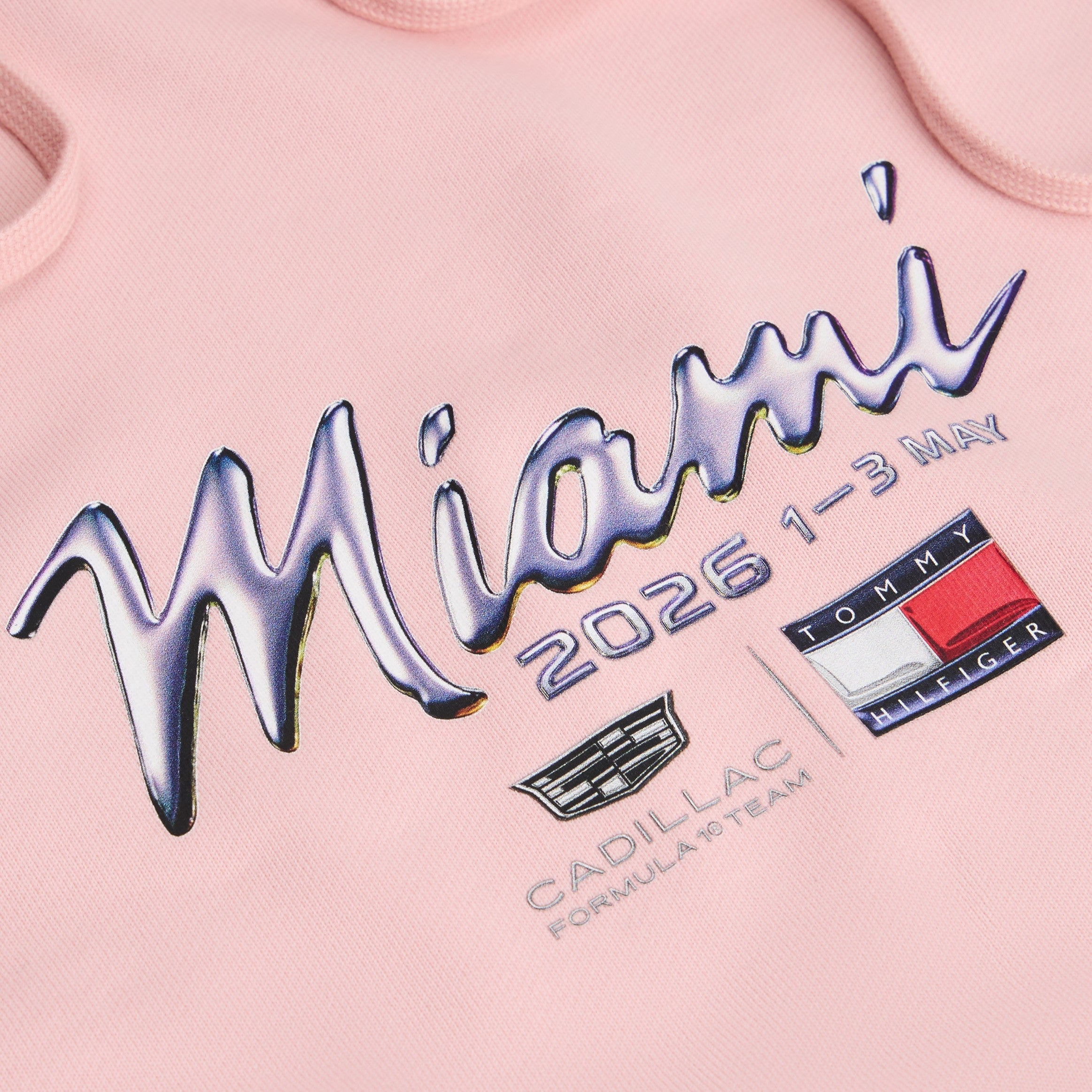 TH x Cadillac F1 Team 凱迪拉克車隊 2026 Miami GP特別版連帽衛衣 (黑/粉) MN00065