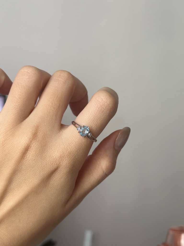 海蓝宝戒指 ｜ Aquamarine Ring