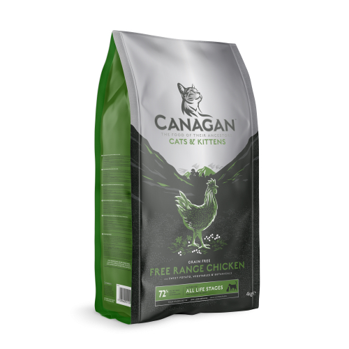 CANAGAN 原之選 無穀物 走地雞配⽅  貓糧 4Kg