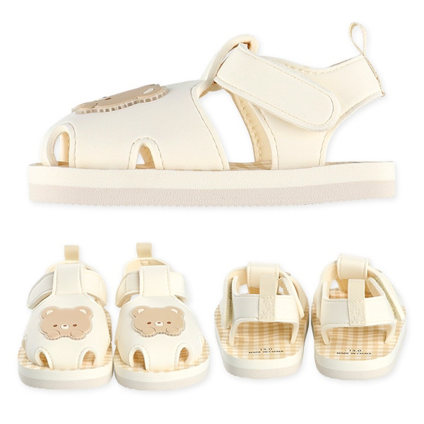 🇯🇵預訂 日本直送🇯🇵小熊圖案米白色EVA涼鞋