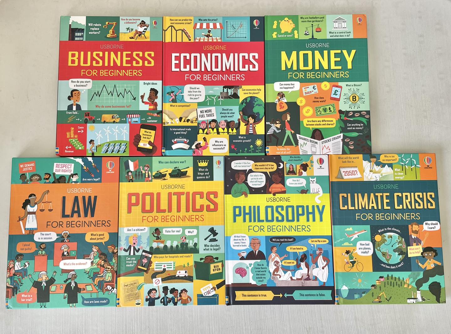 Usborne For Economics for Beginners 少年商學院 兒童科普讀物｜7 books