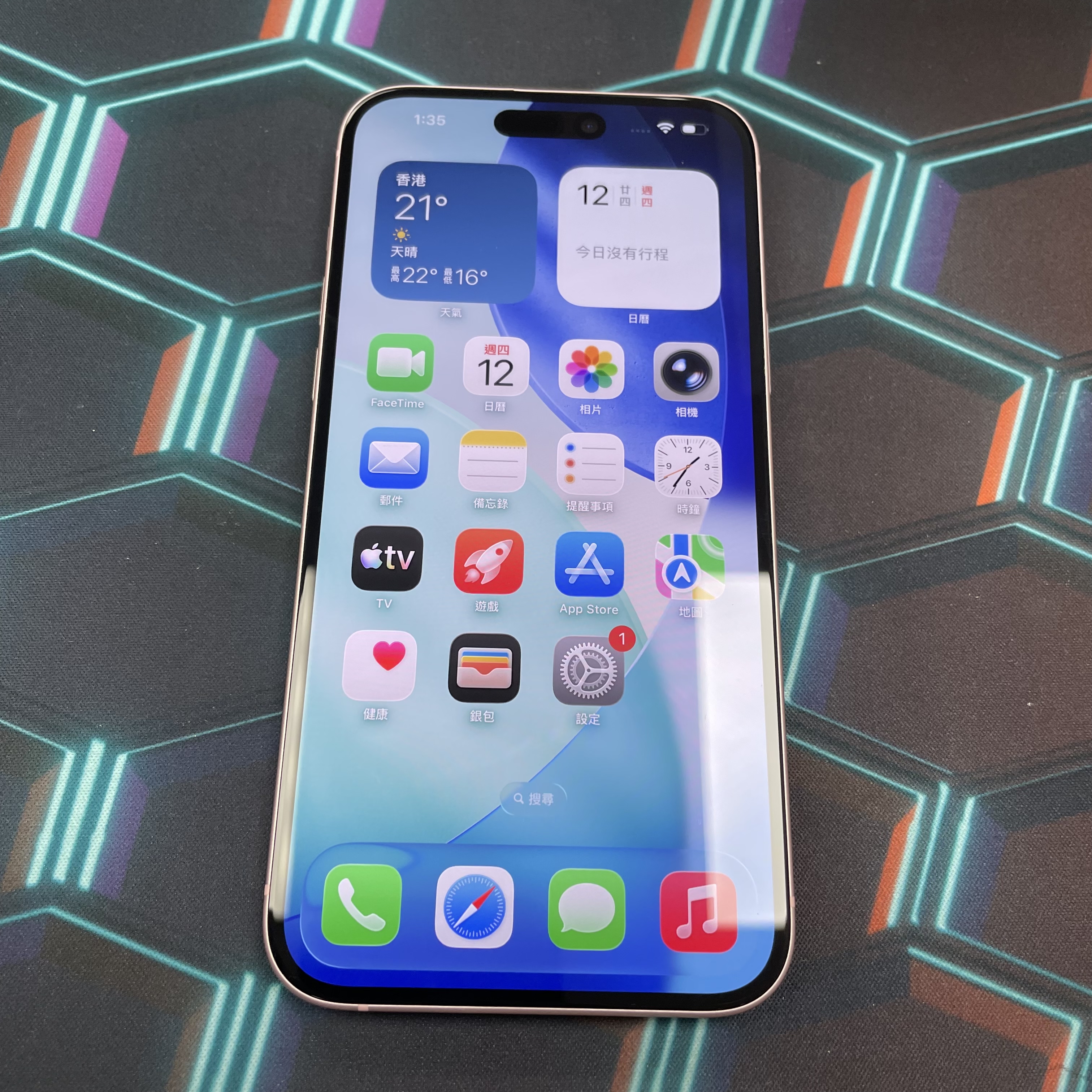 *6091 15 Plus 勁靚機 128GB 電91 粉色 pink