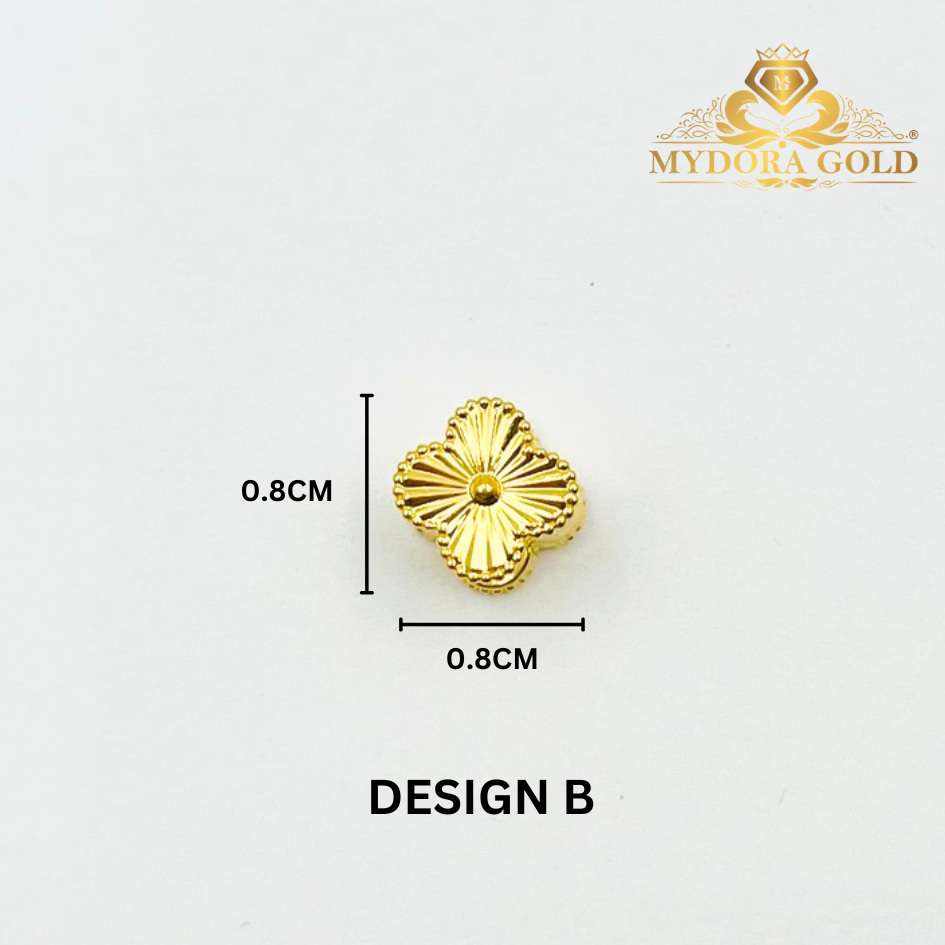 MYDORA Bead Clover Full Gold (5G) l EMAS 916/22K