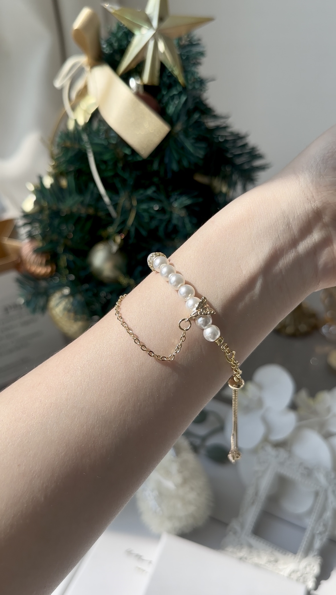 蝴蝶珍珠手鏈🦋