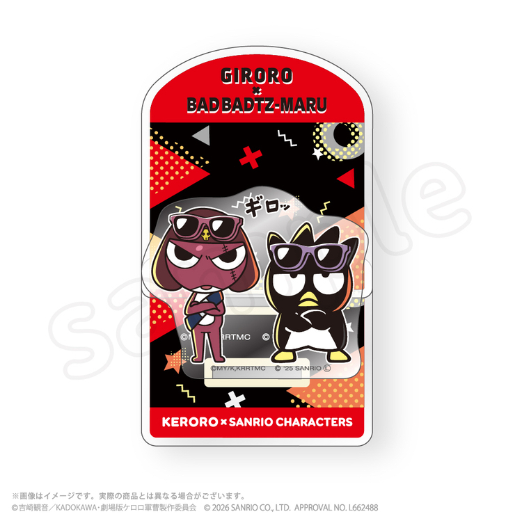 日本預訂📍日本Keroro x Sanrio圖案得意立牌