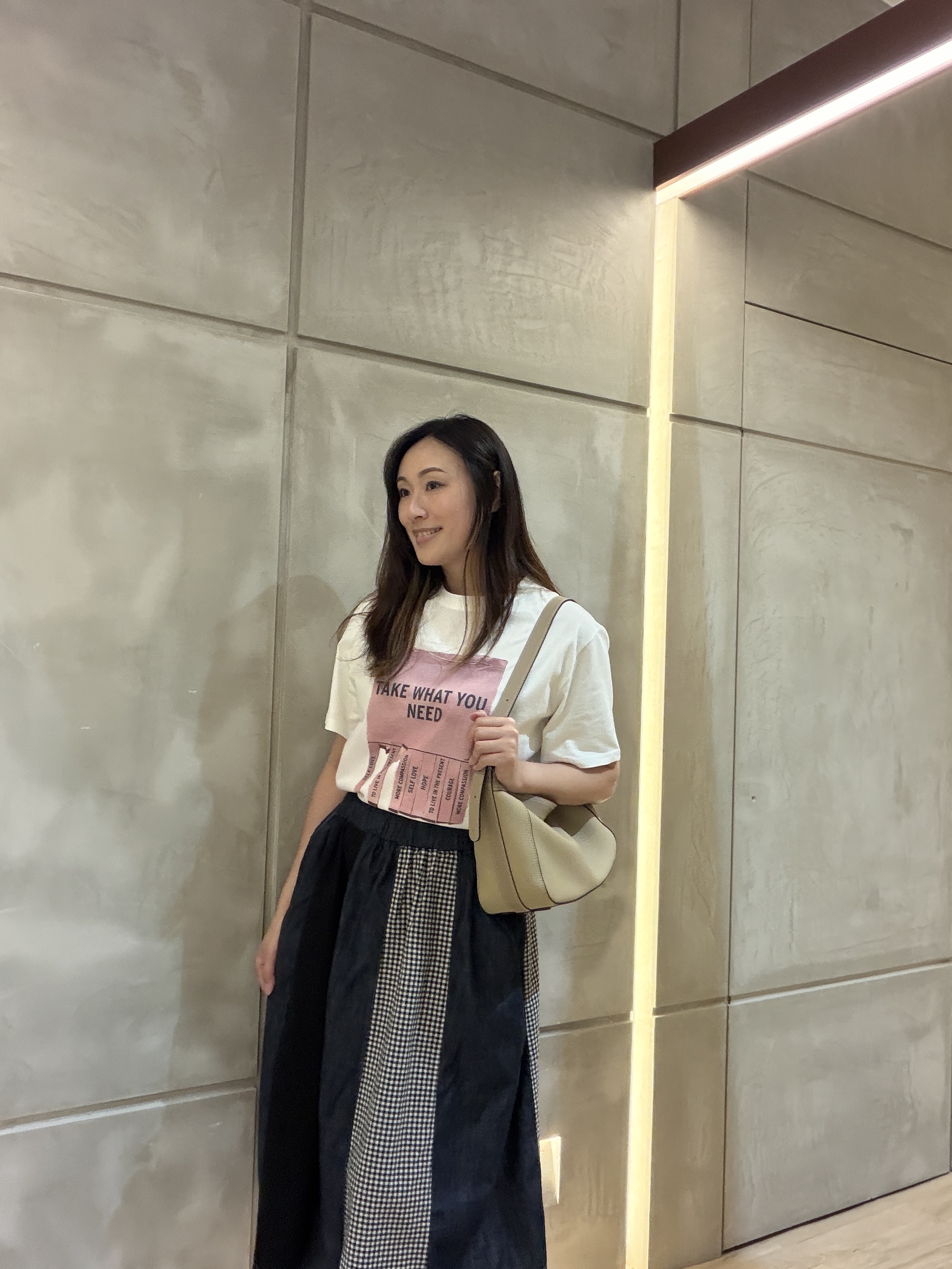 牛仔拼布5分裙