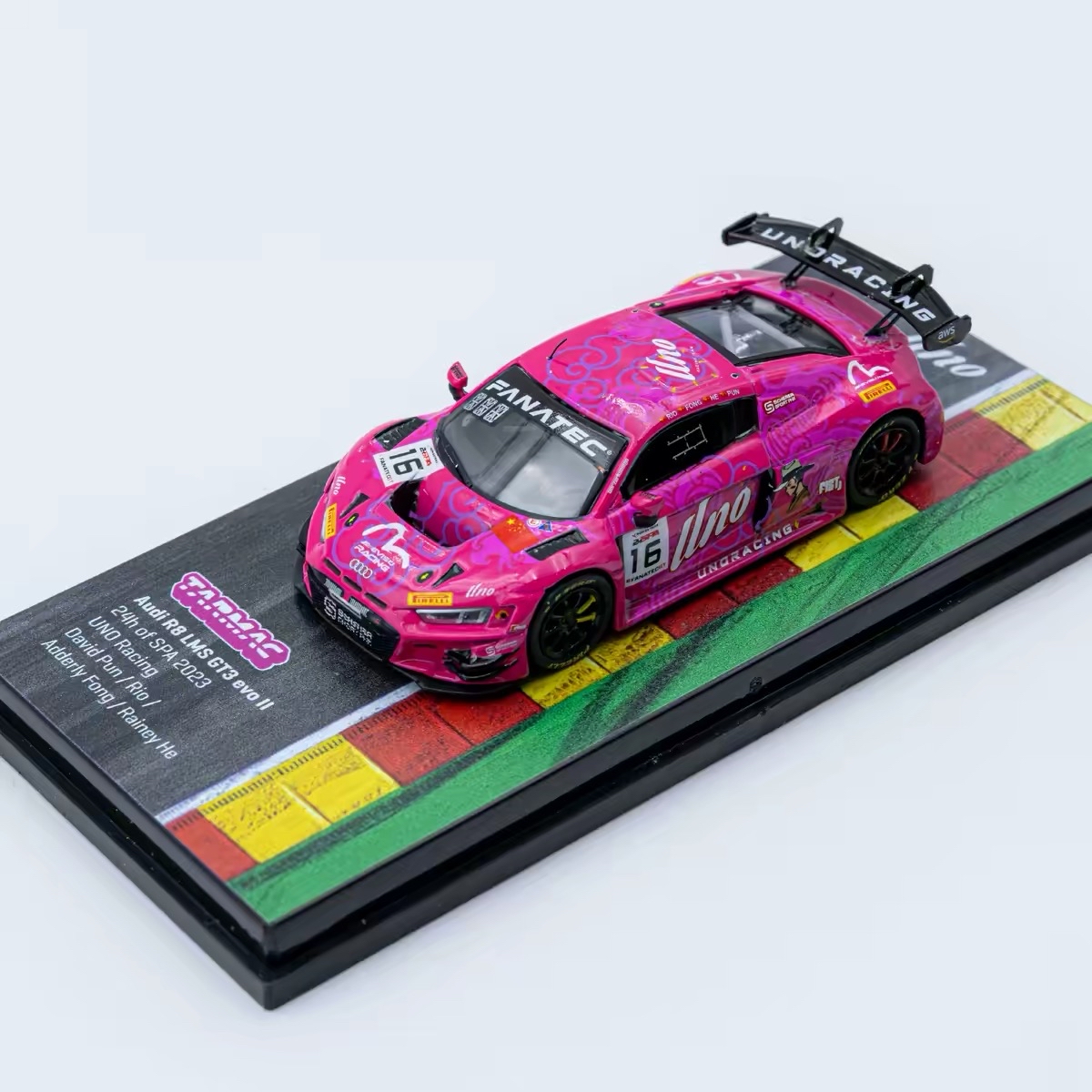 （代購產品不設任何優惠） UNORACING × Tarmac Works 1:64 Audi R8 LMS GT3 evo II Spa24H 2023
