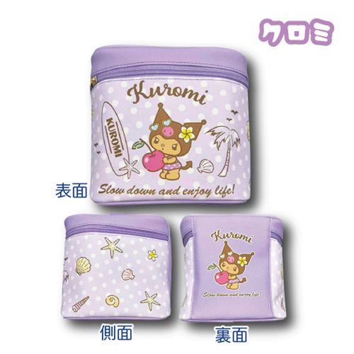 🆕【⭐訂購⭐】🌀 🇯🇵 日本直送 #Sanrio 夏日曬黑版 手提化妝袋(配企鏡)［5款選］🌀 [ELFD-0214]
