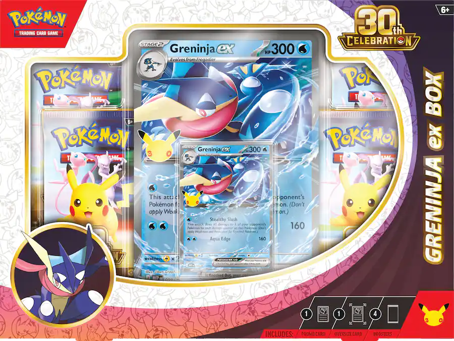 Pokémon 美版 TCG: 30th Celebration ex box