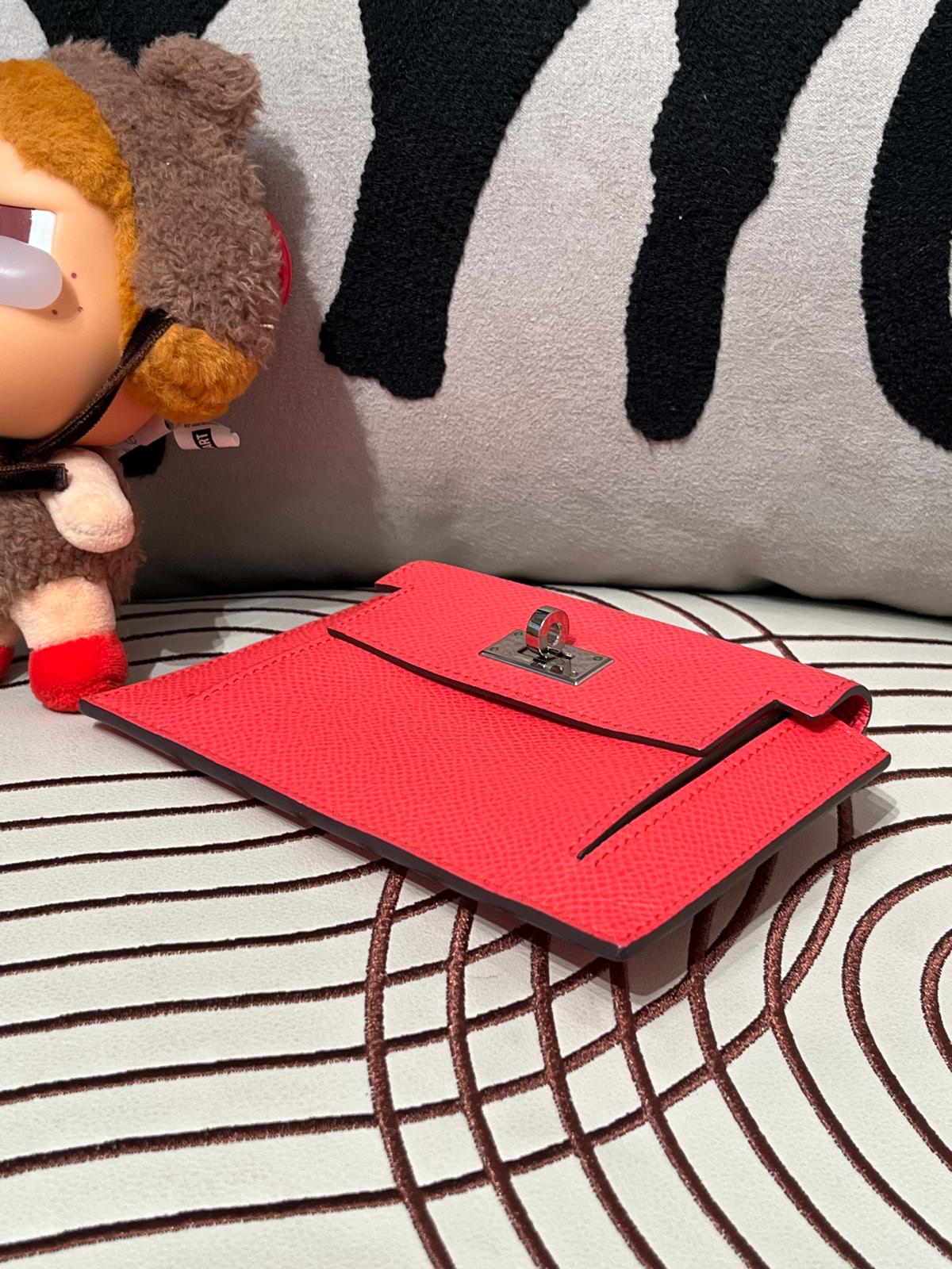 Hermes Kelly Pocket Stamp 100%Authentic,98%new