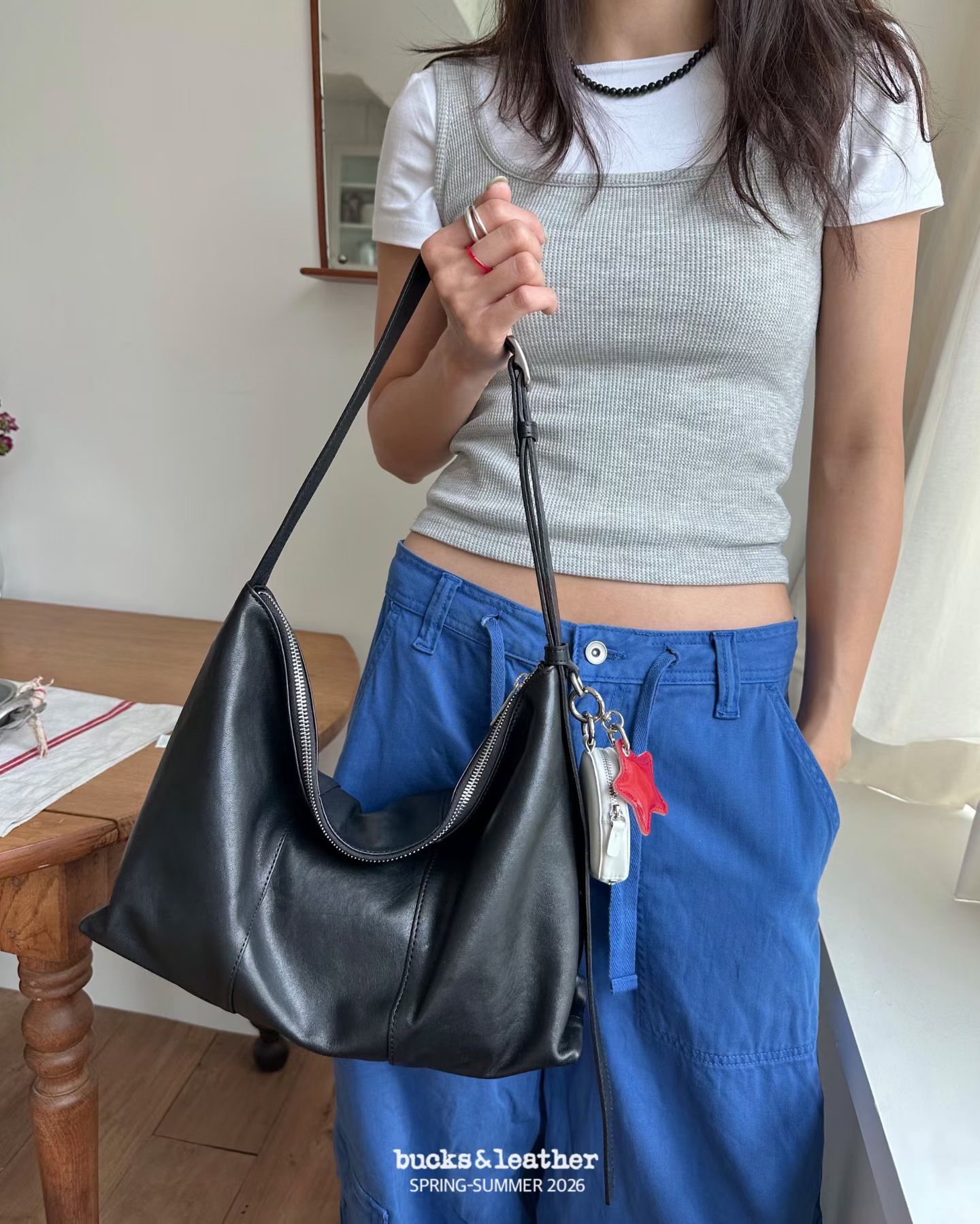 【26SS 】預訂_Corner Bag By Bucks & leather