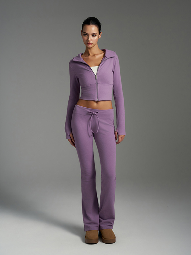 預計11月中返貨~預購_Flow Low-Rise Bootcut Pants by Grandeline