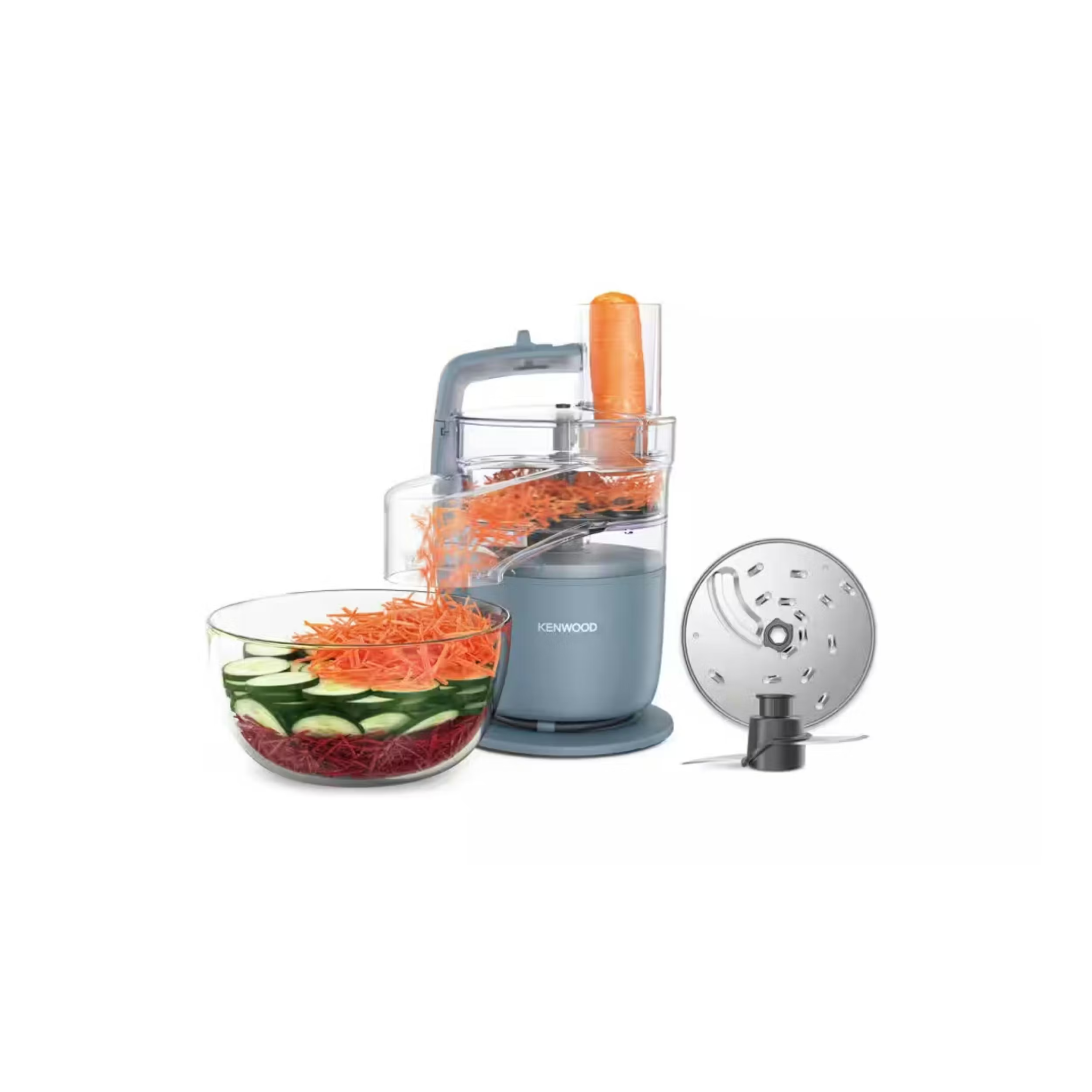 Kenwood 1.3L 650W MultiPro Go Food Processor Grey (FDP22.130.GY)