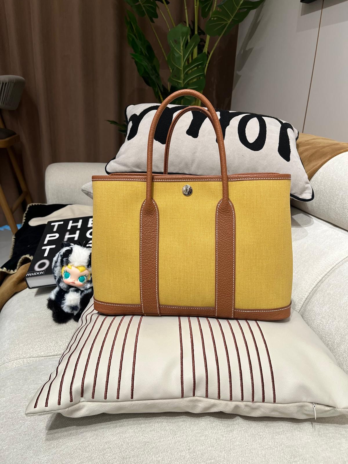Hermes garden party 30,Ginger/GOLD,STAMP Z 100%Authentic,Brand New✅dust bag✅box