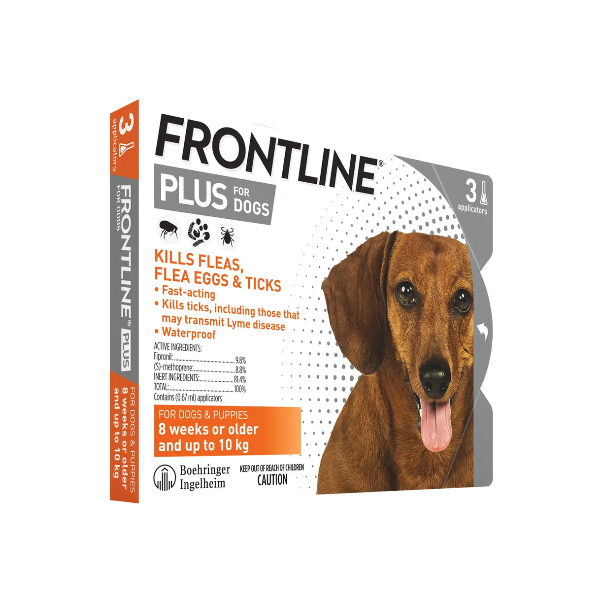 FRONTLINE Plus 犬用滅蚤滴劑 3枝