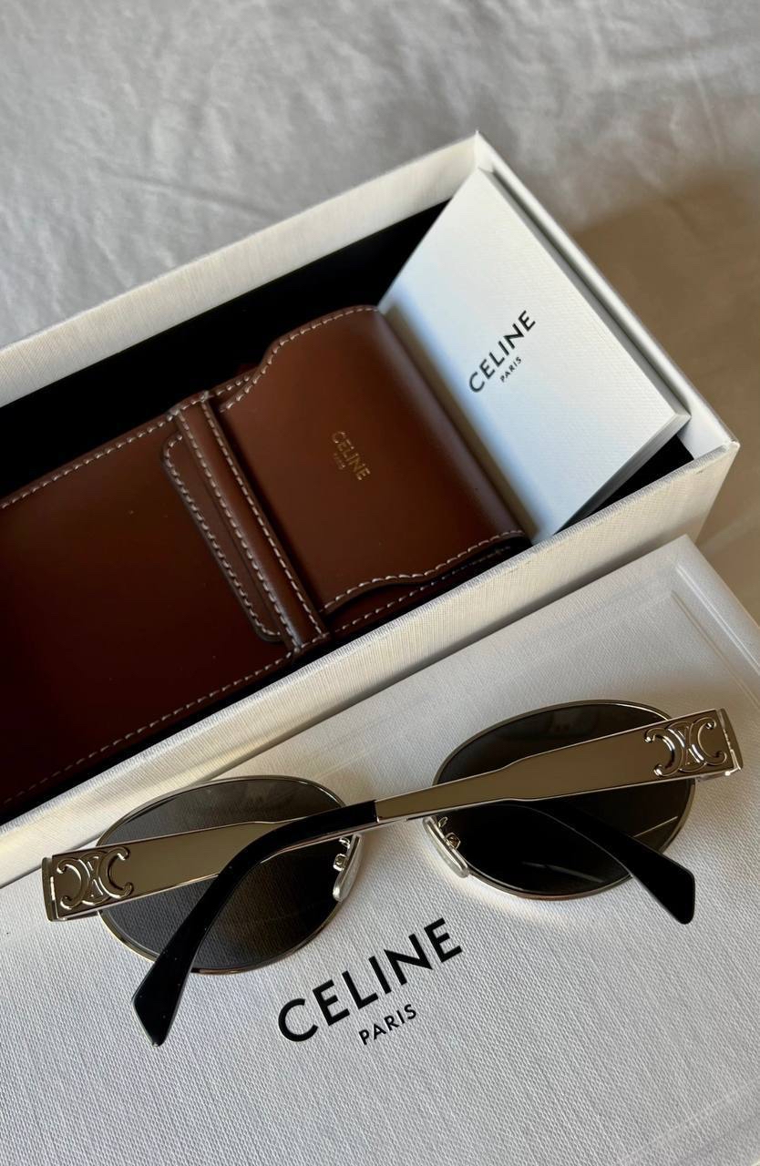 限時優惠⚡️訂貨🩷Celine 爆款 銀框太陽眼鏡 附送啡色眼鏡袋 放到電話!
