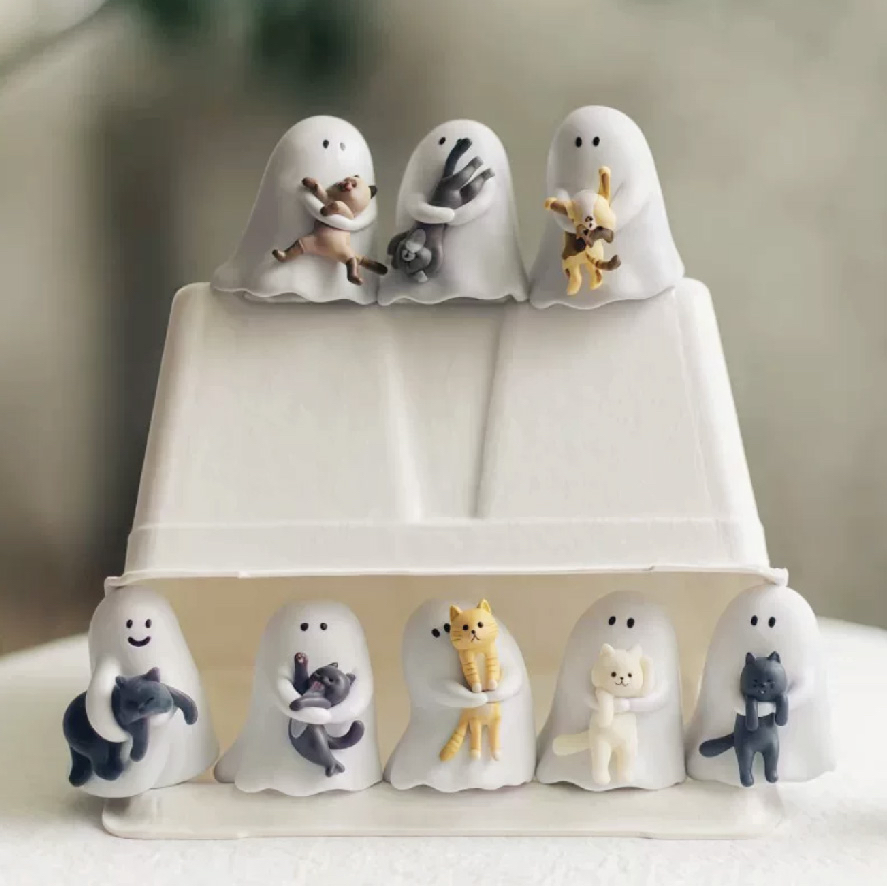 Ghody貓幽靈夜光公仔