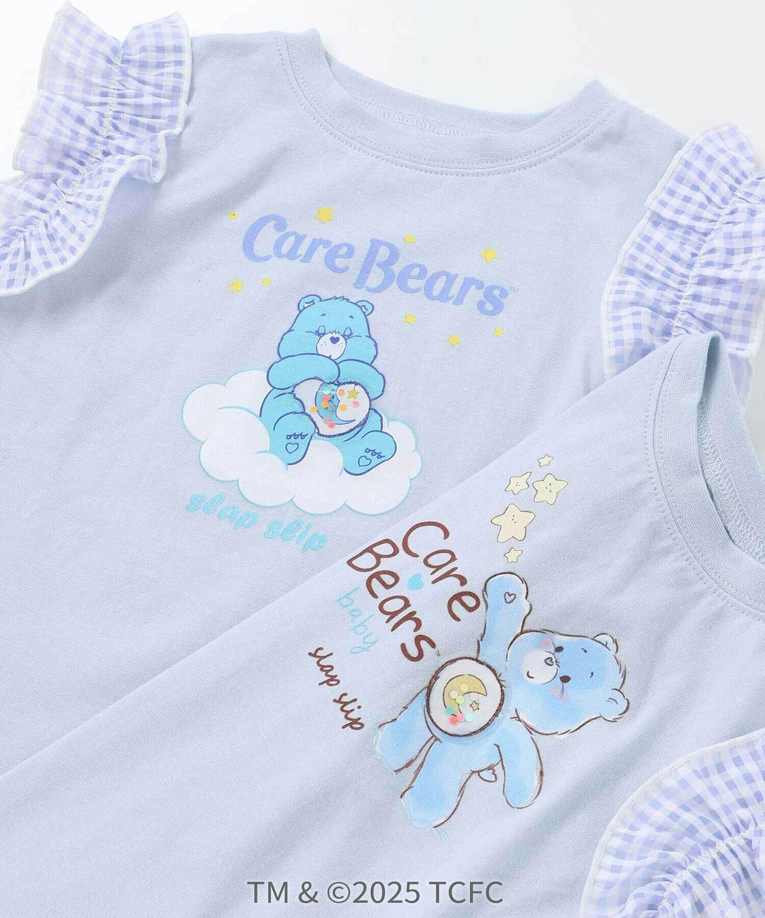 🆕【⭐訂購⭐】 🇯🇵日本直送🌀#CareBears 拼接布料 荷葉袖 tee［4款選］🌀 [ELFA-0011][260702]