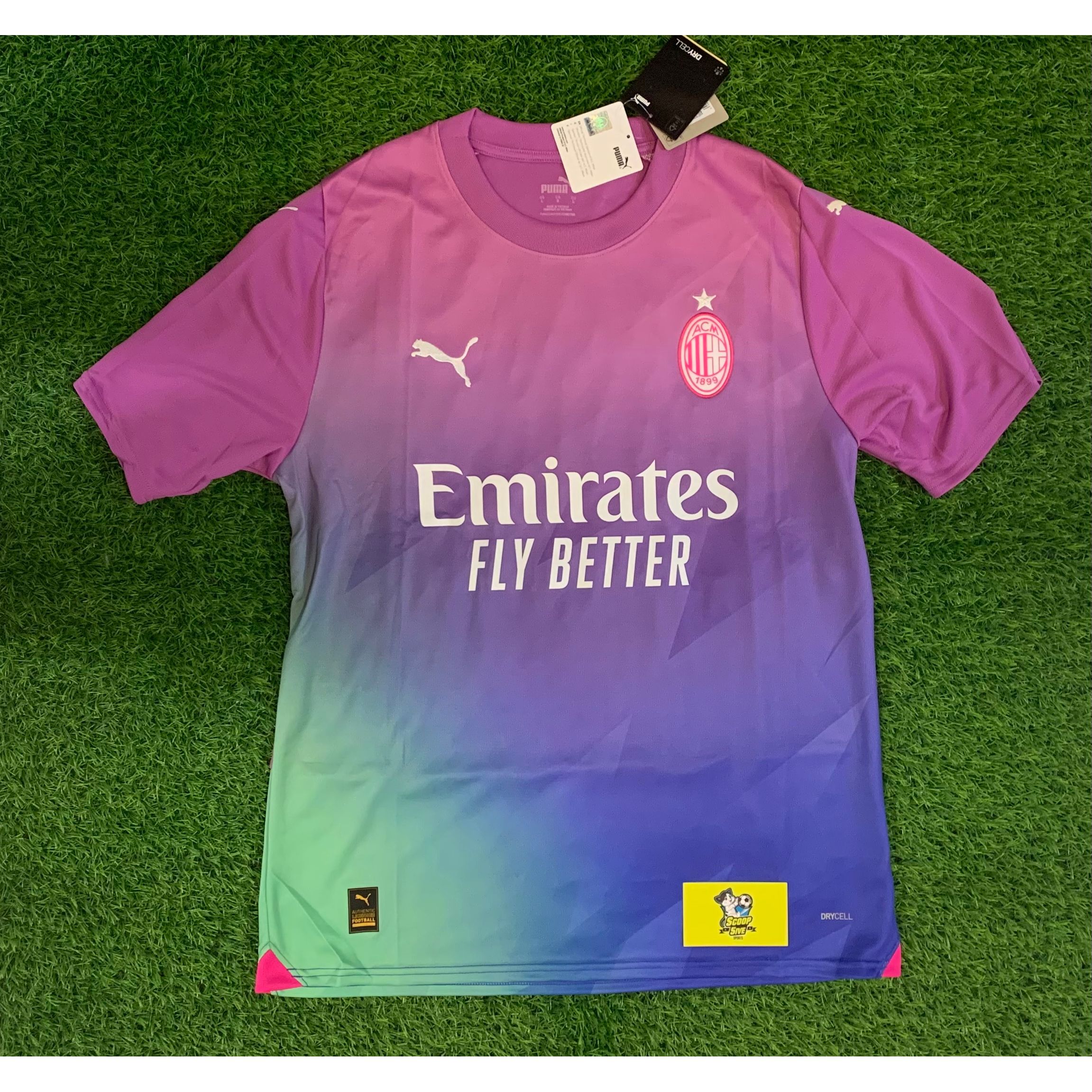 2023-24 AC米蘭 二客 球迷版 短袖