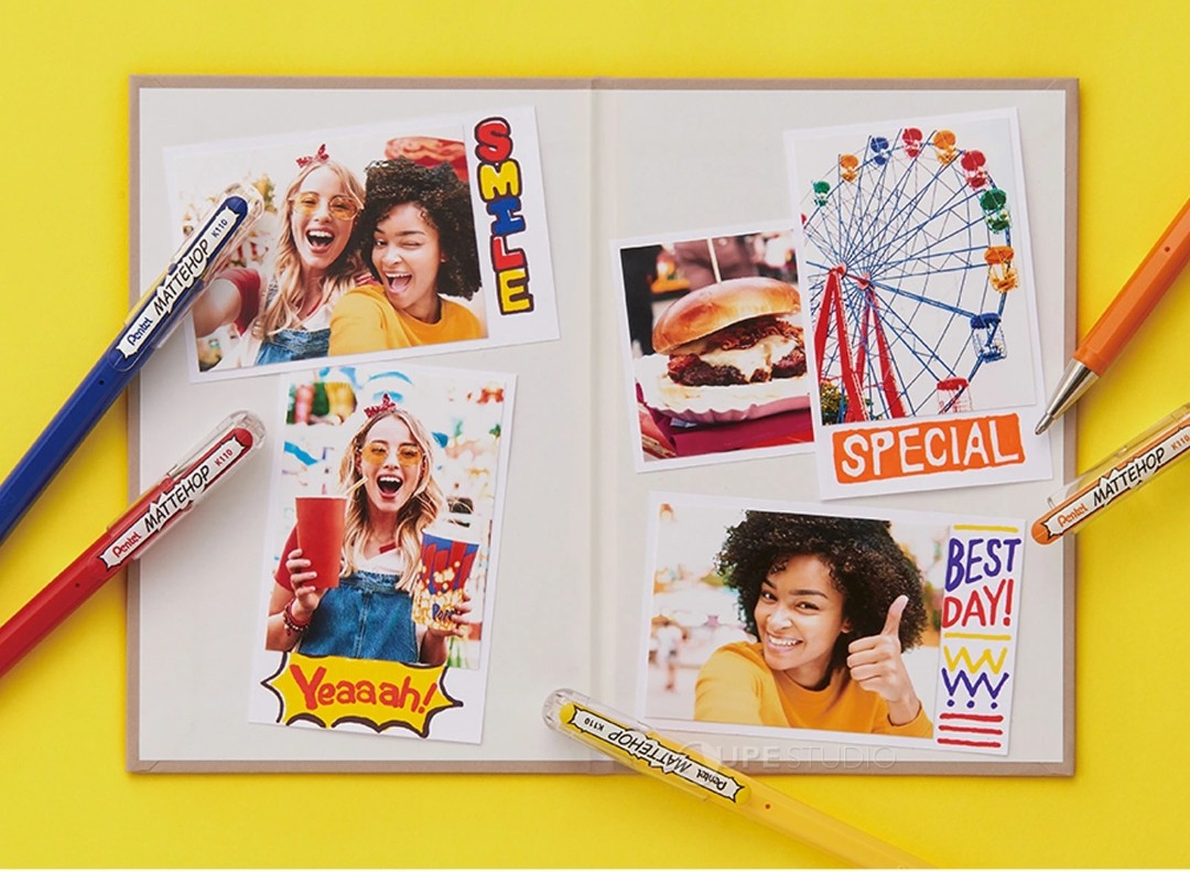 日本Pentel MATTEHOP霧面彩色凝膠筆套裝 (S513) 🚛 送貨方式請選(4)