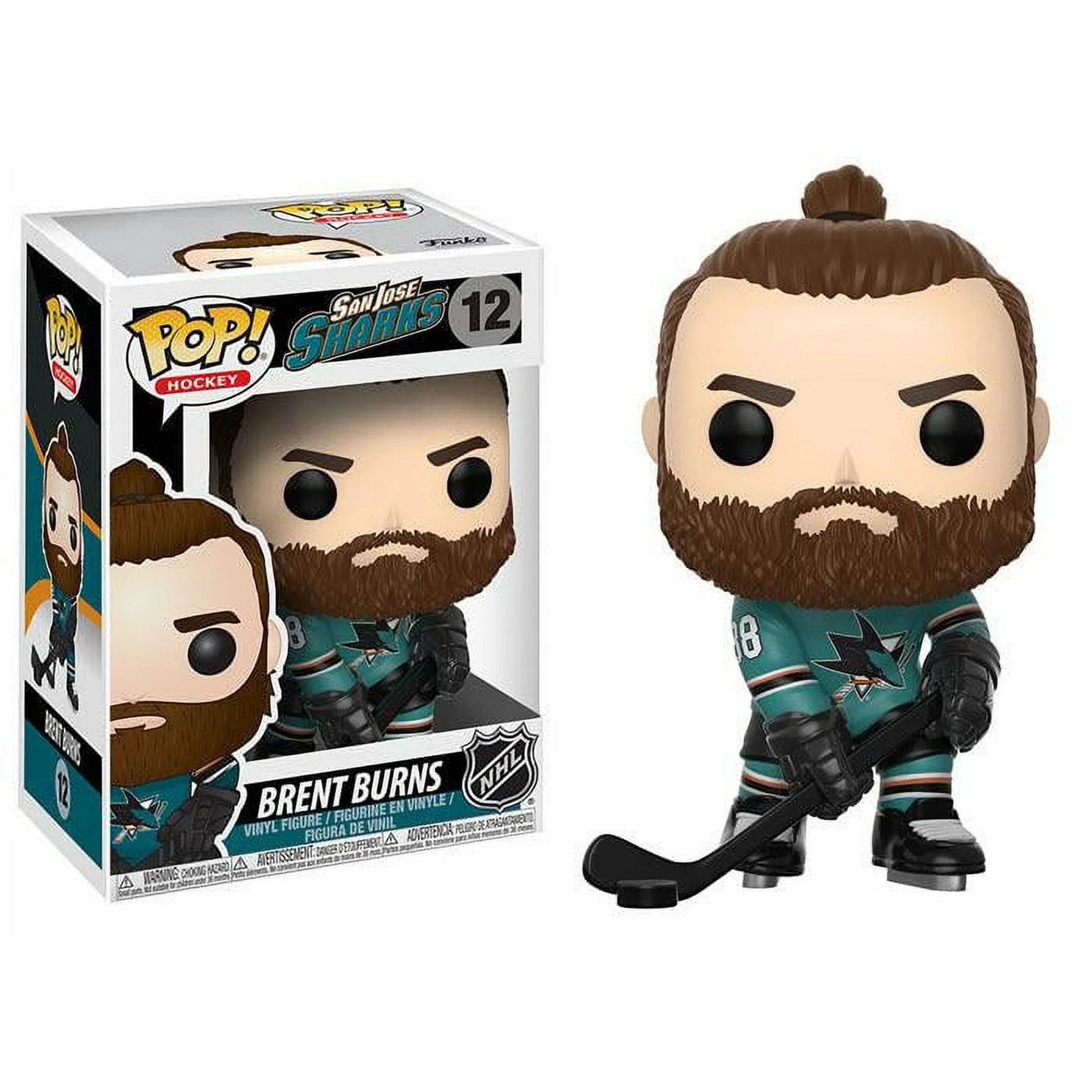 📦訂購 美國代購 Funko POP! NHL Brent Burns (Home Jersey) Figure 聖荷西鯊魚 模型