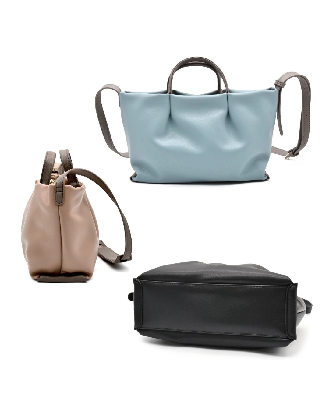 日本代購【 日本直送 Legato Largo 肩楽 減壓系列 微光澤 PU料 大容量 迷你 單肩袋 | Mini Shoulder-Relief Bag • Glossy PU Material & Spacious 】