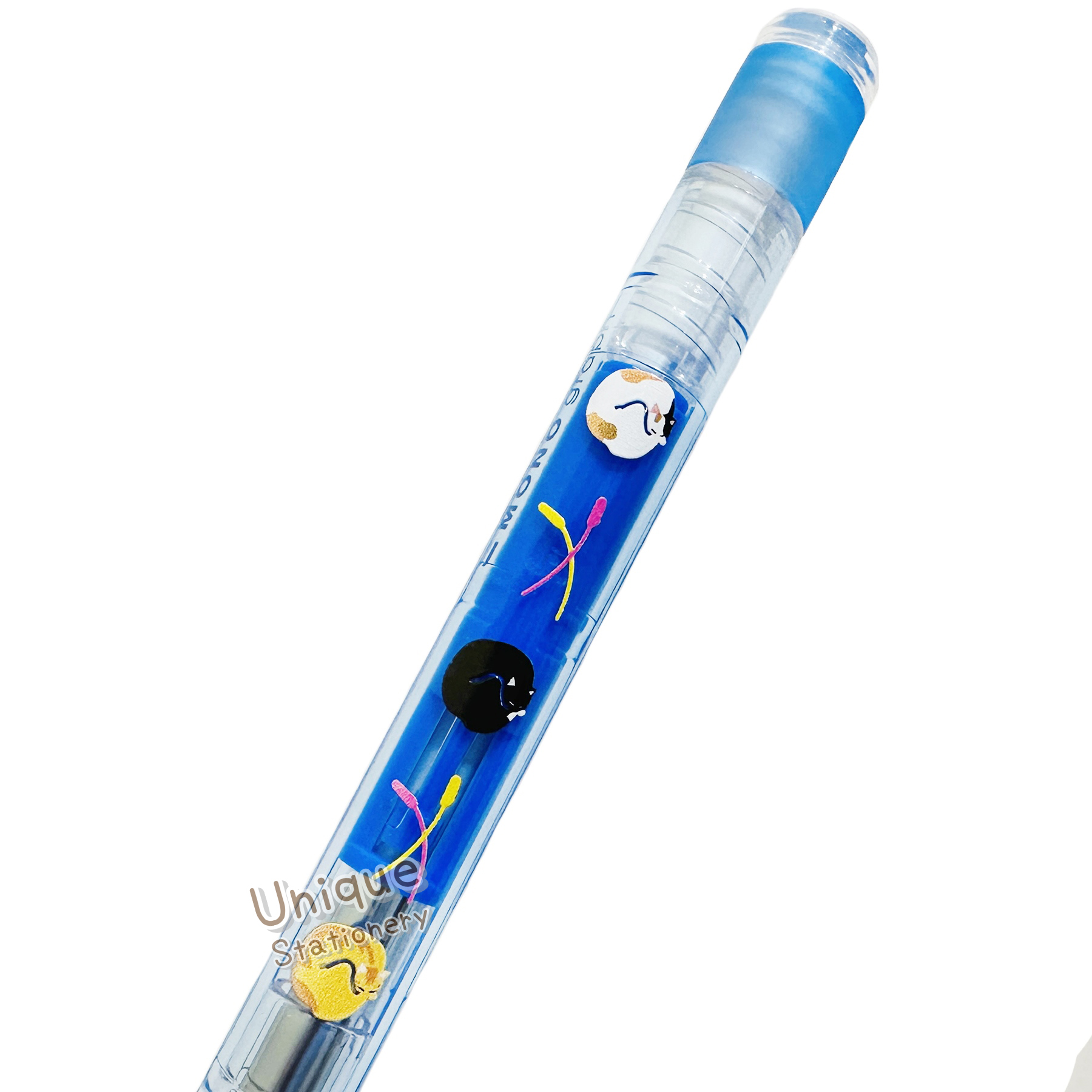 現貨｜日本限定 貓貓圖案 日本製 TOMBOW 蜻蜓牌 MONO graph 0.5mm 鉛芯筆 (DPB-163S)