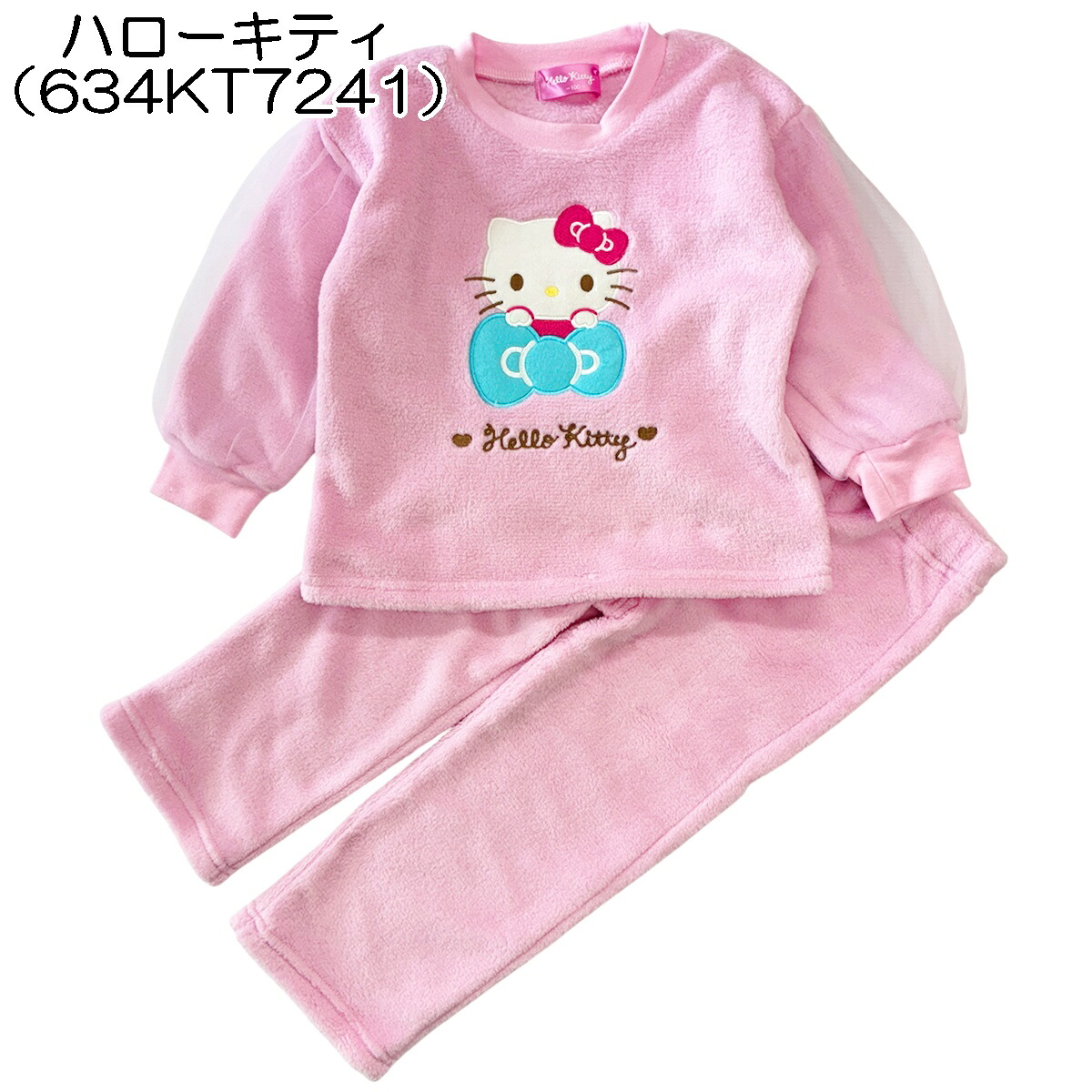 🆕【⭐訂購⭐】🇯🇵日本直送 🌀 #Sanrio 貼花裝飾絨毛家居服套裝  [5款選] 🌀 [PLJA-0266] [261127]
