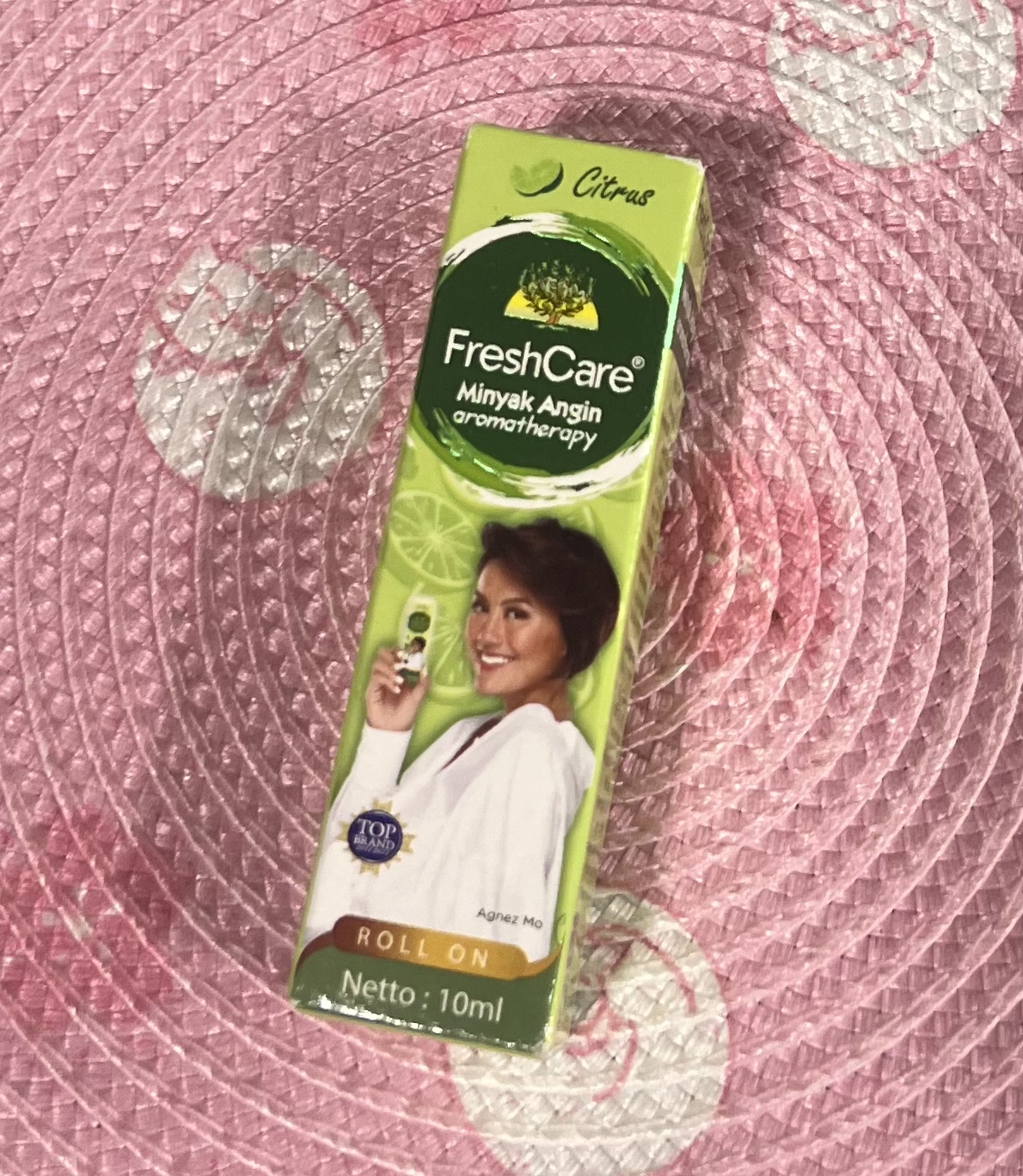 💟現貨💟印尼🇮🇩FreshCare 滾珠香薰薄荷油-柑橘味