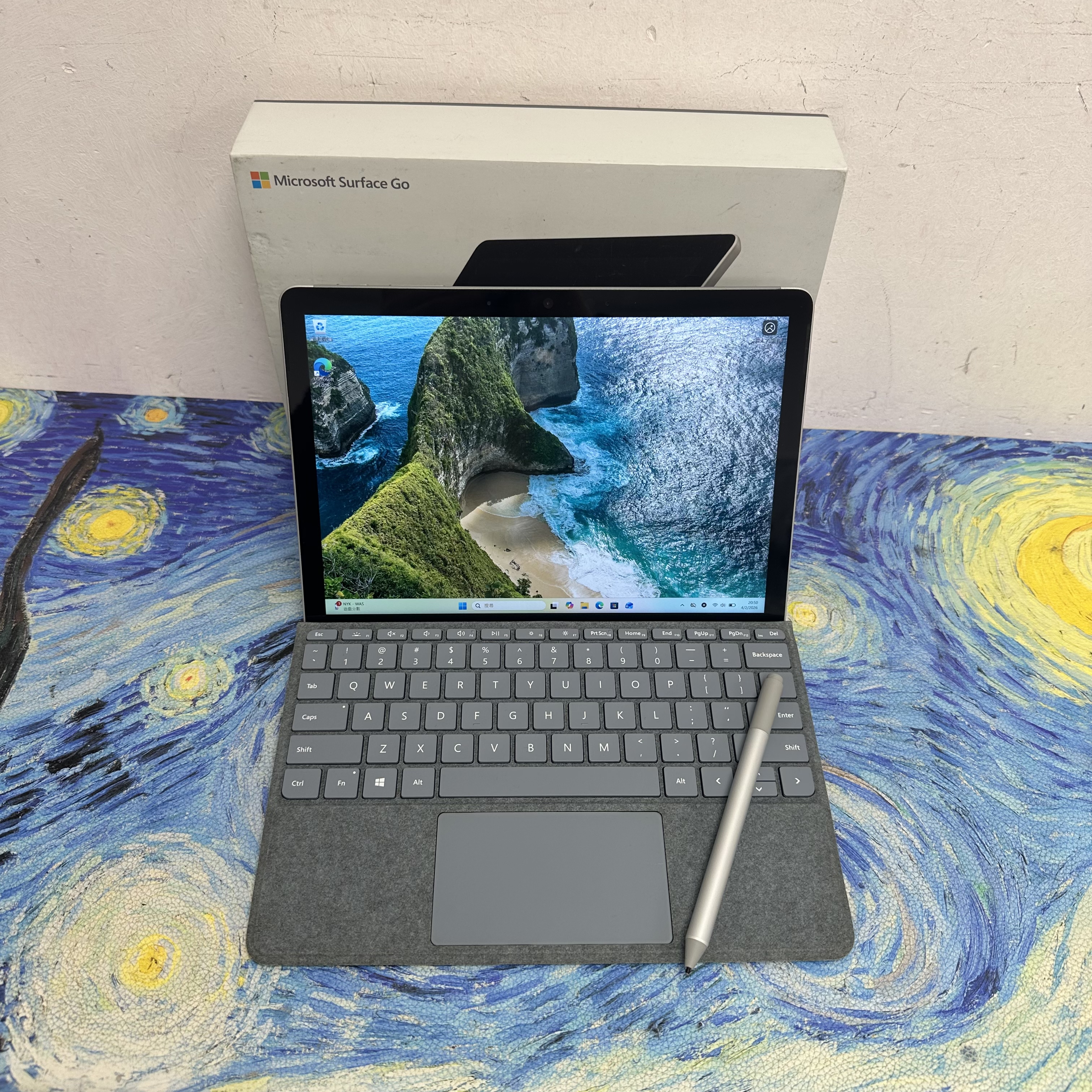 (可插sim卡🔥最平迷你微軟平板電腦)Microsoft surface GO 2 4425Y/m3-8100Y/4,8GB Ram/64,128GB SSD/高清touch mon/可插記憶卡加大容量/Sim卡/10.5寸 Mon/ 平板 / Tablet / Notes / Office / Work / YouTube / Netflix 