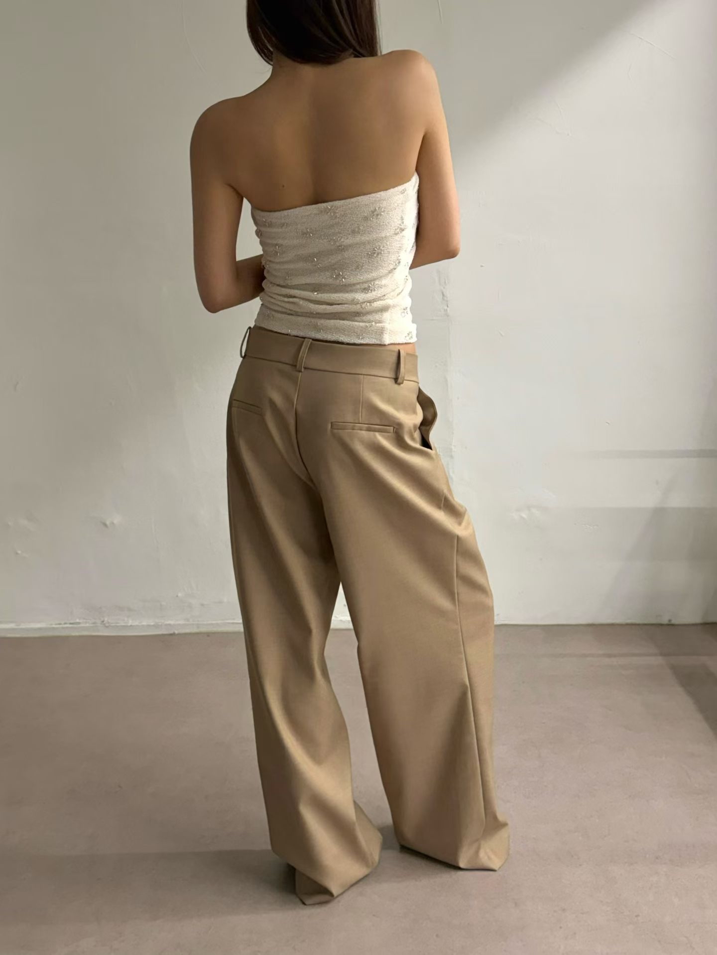 Feminine Embellished Tube Top 