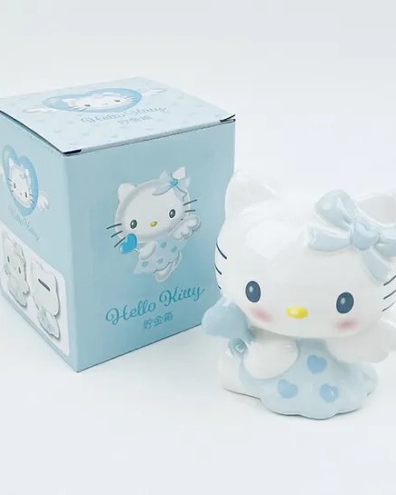 預訂 | 日本版 Hello Kitty 天使陶瓷儲錢罌