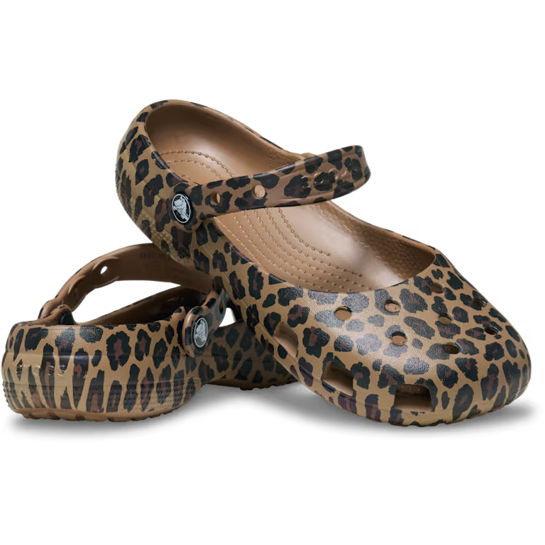 Crocs Women's Classic Animal Ballet/Sepia x Leopard 212478
