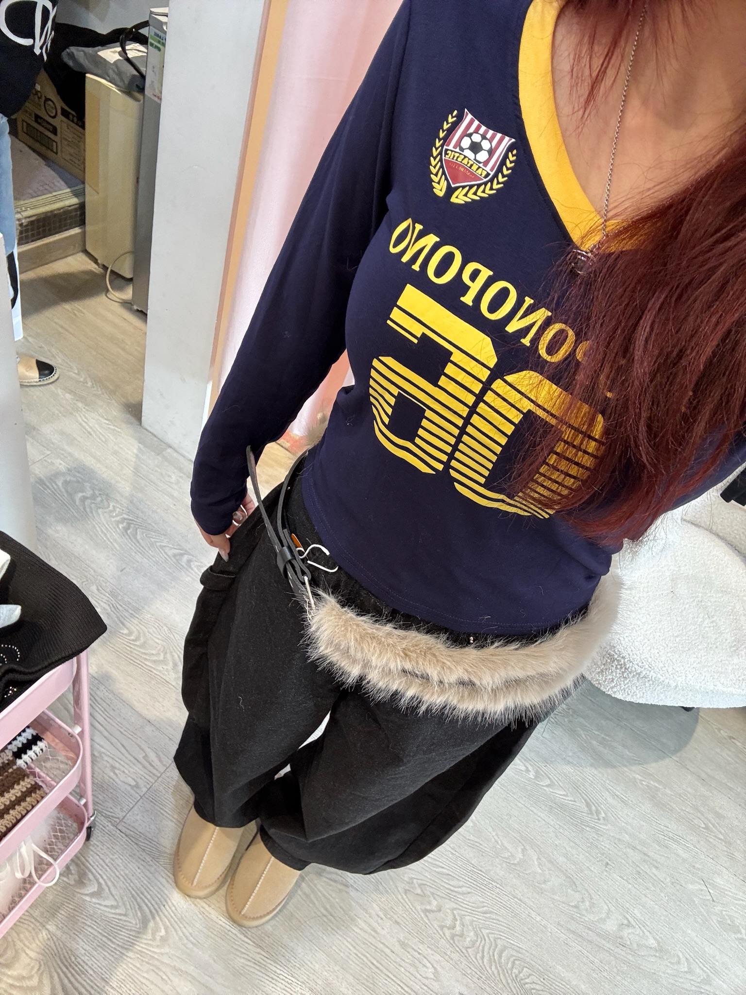 已售罄❌韓國v領06 Sporty打底衫