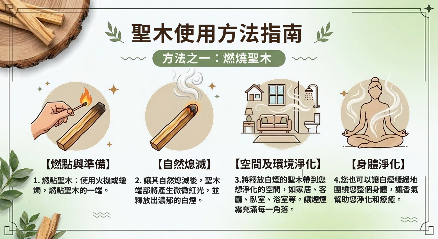 天然秘魯聖木條 4吋 (Palo Santo) | 淨化空間、舒緩壓力、冥想必備 | 